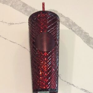Starbucks Ruby Red Textured Tumbler